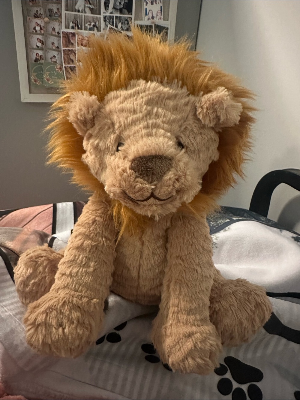Jellycat fuddlewuddle Lion Stuffed Animal Toy - Soft Tan and Golden Mane